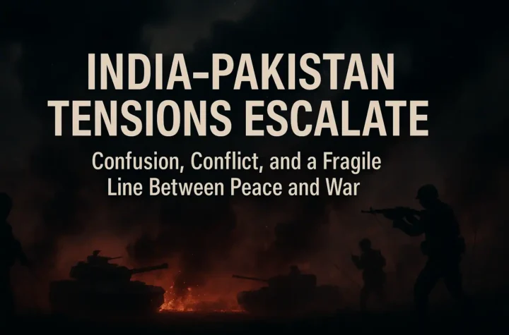 India-Pakistan Tensions Escalate: Confusion, Conflict, and a Fragile Line Between Peace and War